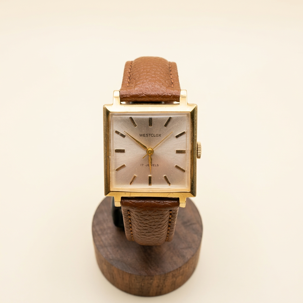Cream-background watch photo 2