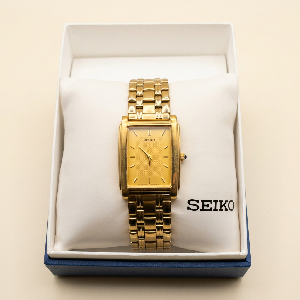 Cream-background watch photo 4